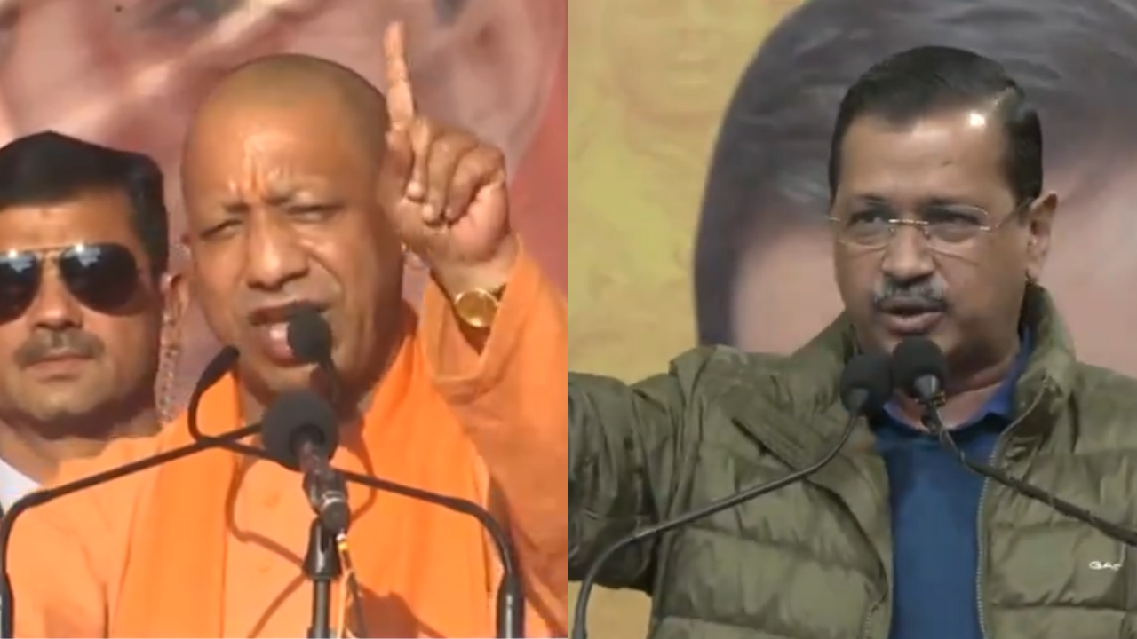 Garbage, roads & Yamuna: UP CM’s big attack on AAP; Kejriwal hits back