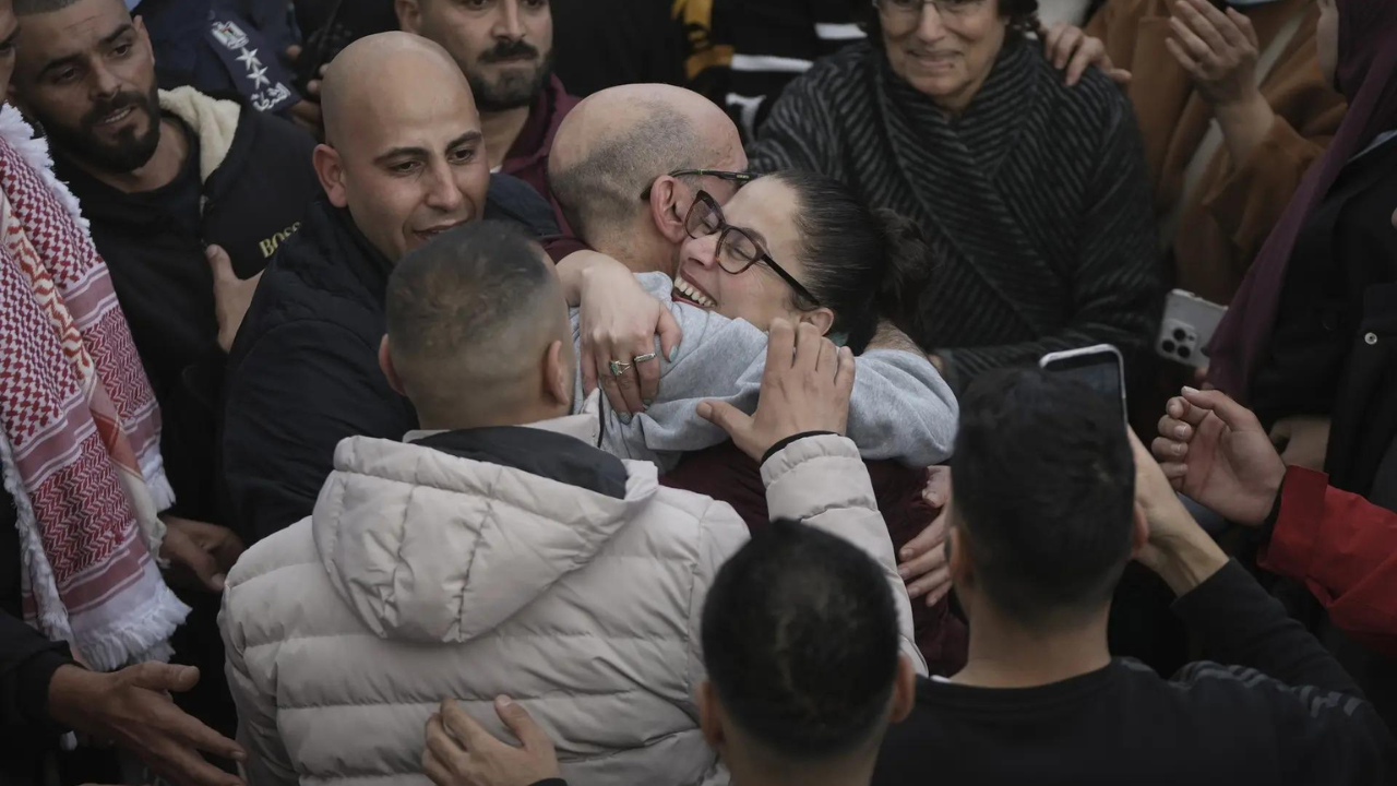 Watch: Emotional homecoming as four Israeli women reunite with kin after being released by Hamas