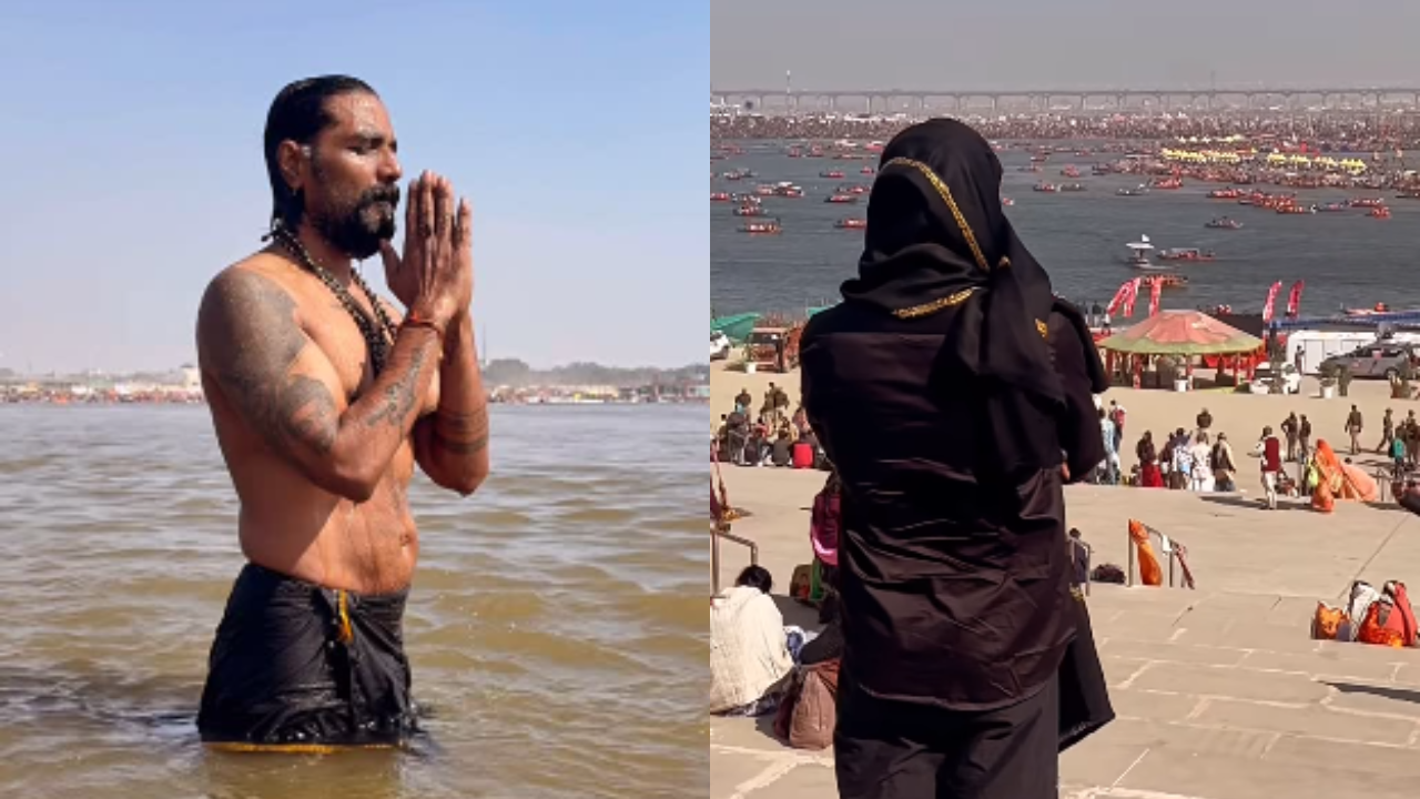 Remo D'Souza seeks blessings at Maha Kumbh Mela