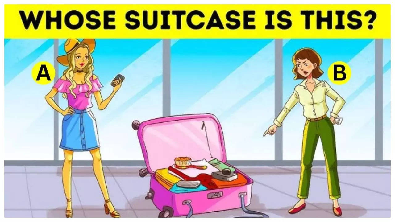 Brain teaser: Only a genius can spot the rightful owner of a suitcase in just 5 seconds