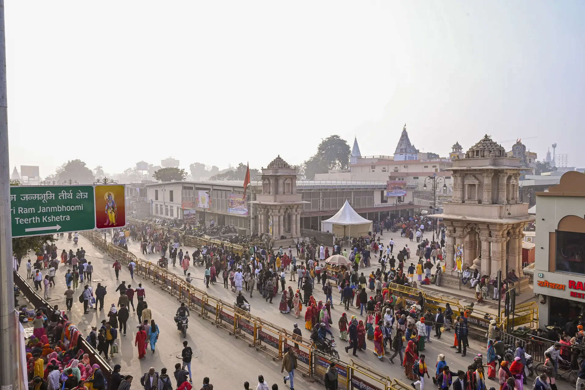 Ayodhya’s Ram Janmabhoomi Temple committee urges devotees to delay visits amid Kumbh rush