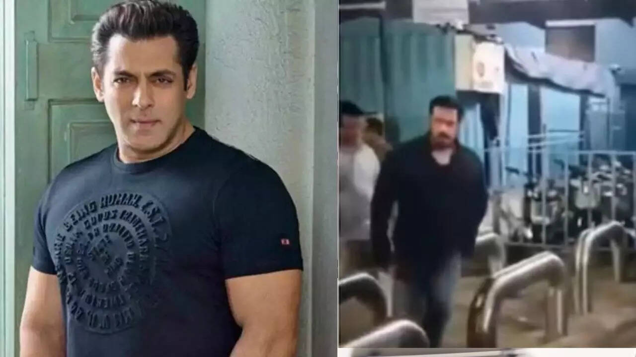 Salman spotted filming for 'Sikandar' at railway station: Watch