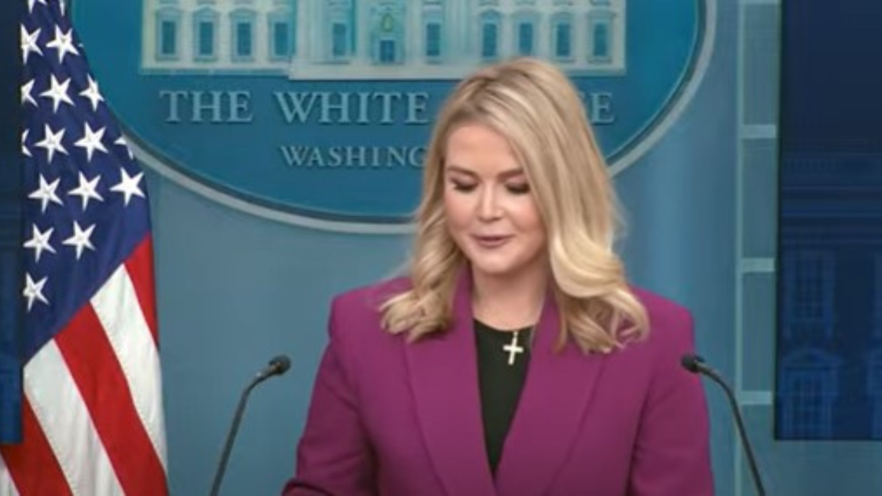 Karoline Leavitt debuts as White House press secretary, says New Jersey drones were authorized by FAA