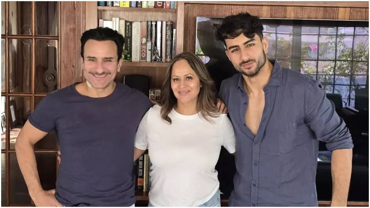 Saif 's heartwarming post-surgery photo with Ibrahim goes viral