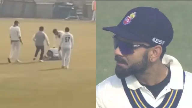 Watch: Fan breaches security to touch Virat Kohli’s feet