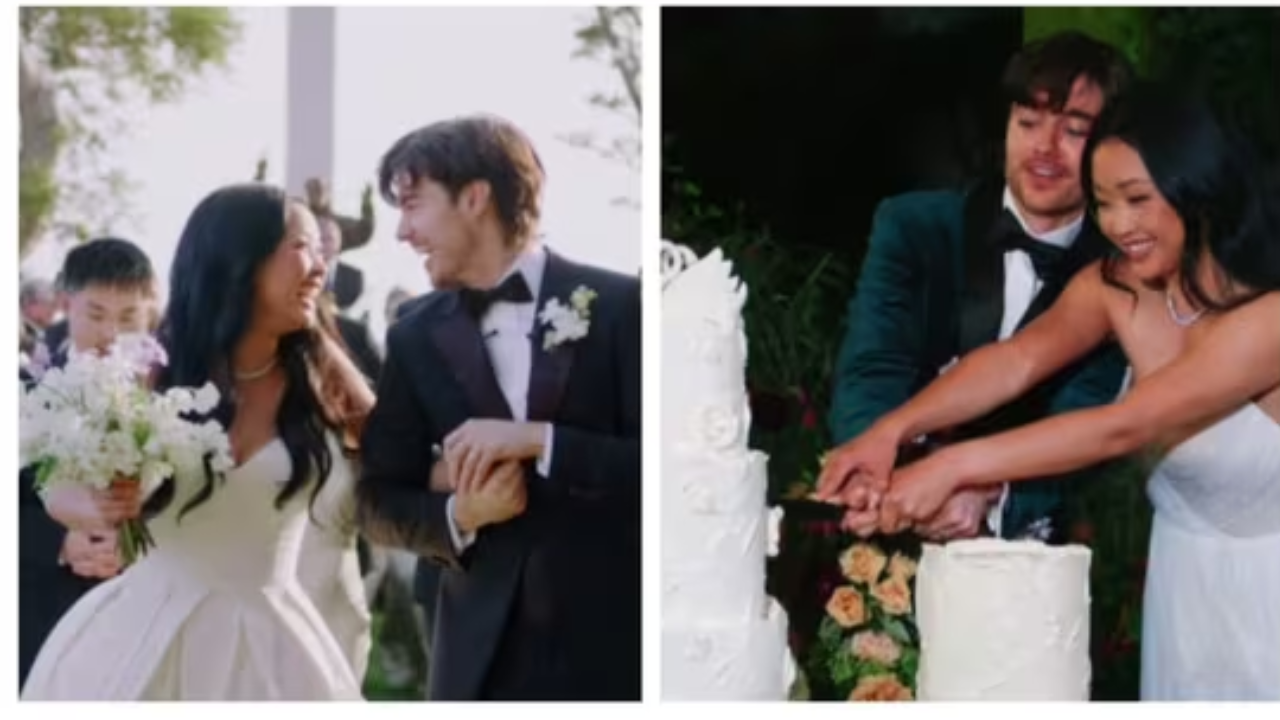 Lana Condor wedding video looks straight out of a Rom-Com