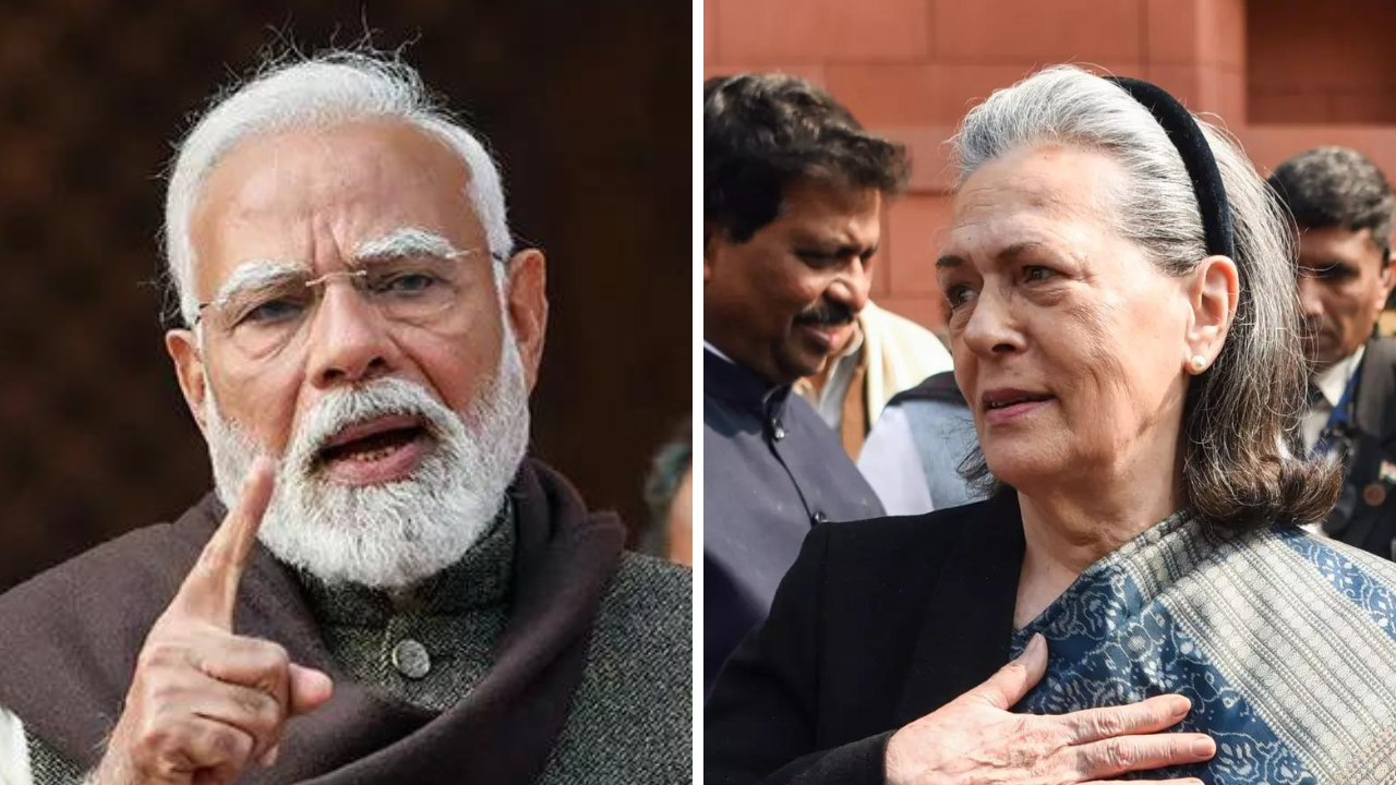 PM Modi attacks arrogance of shahi pariwaar after Sonias remark on Prez