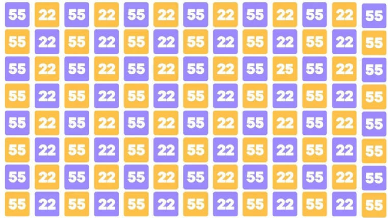 Optical Illusion: You need to be exceptionally skilled to spot the single 25