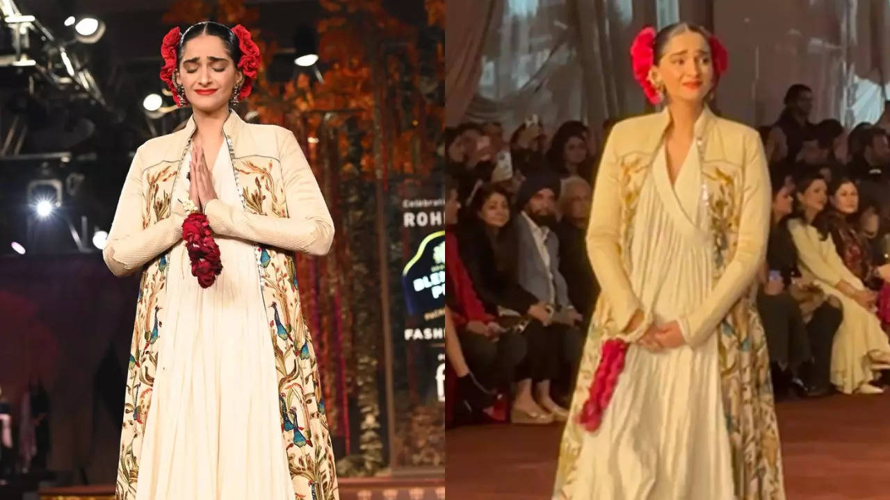 Sonam Kapoor gets emotional honouring Rohit Bal’s legacy