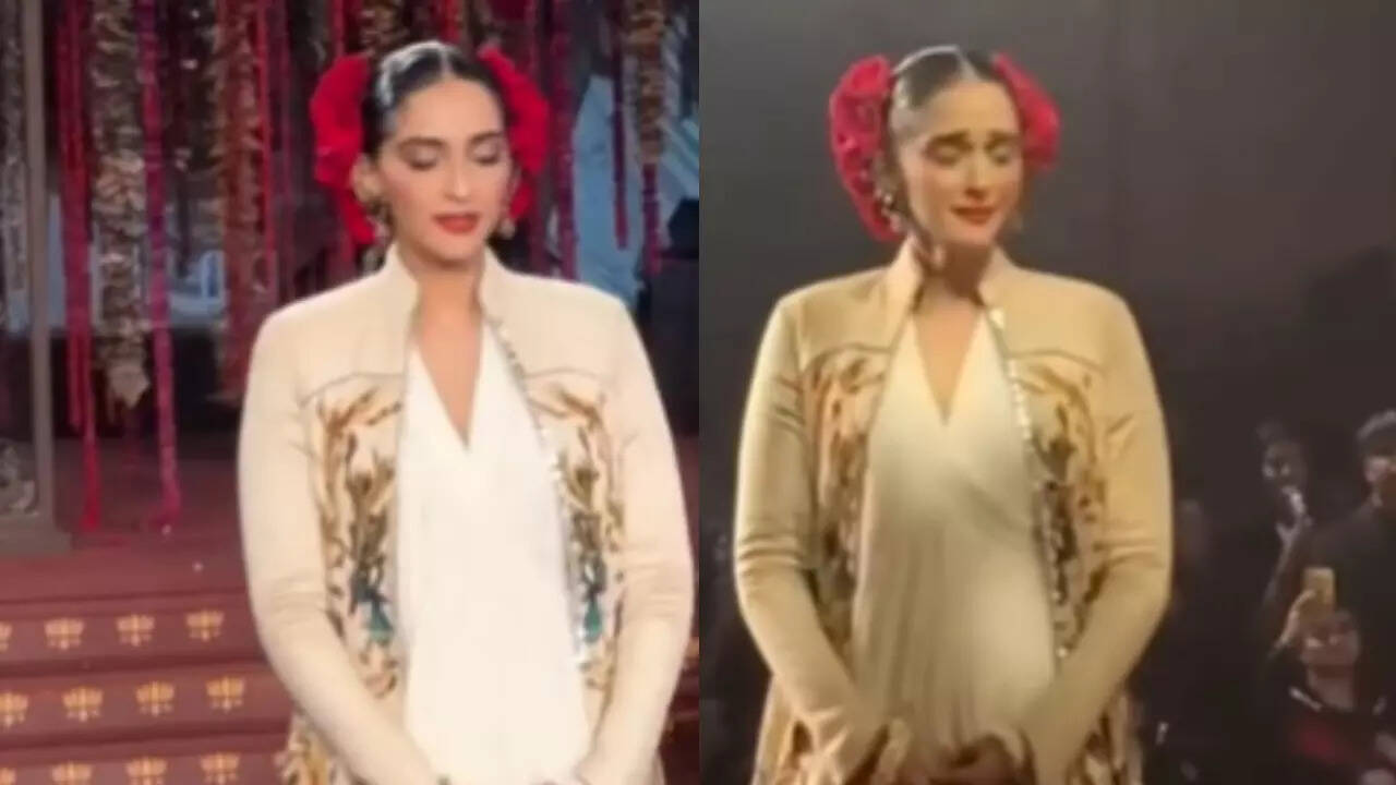 Sonam gets emotional on the ramp
