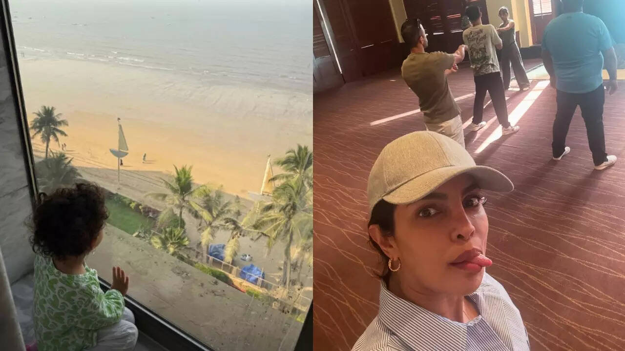 PeeCee shares adorable pic of Malti Marie from Mumbai