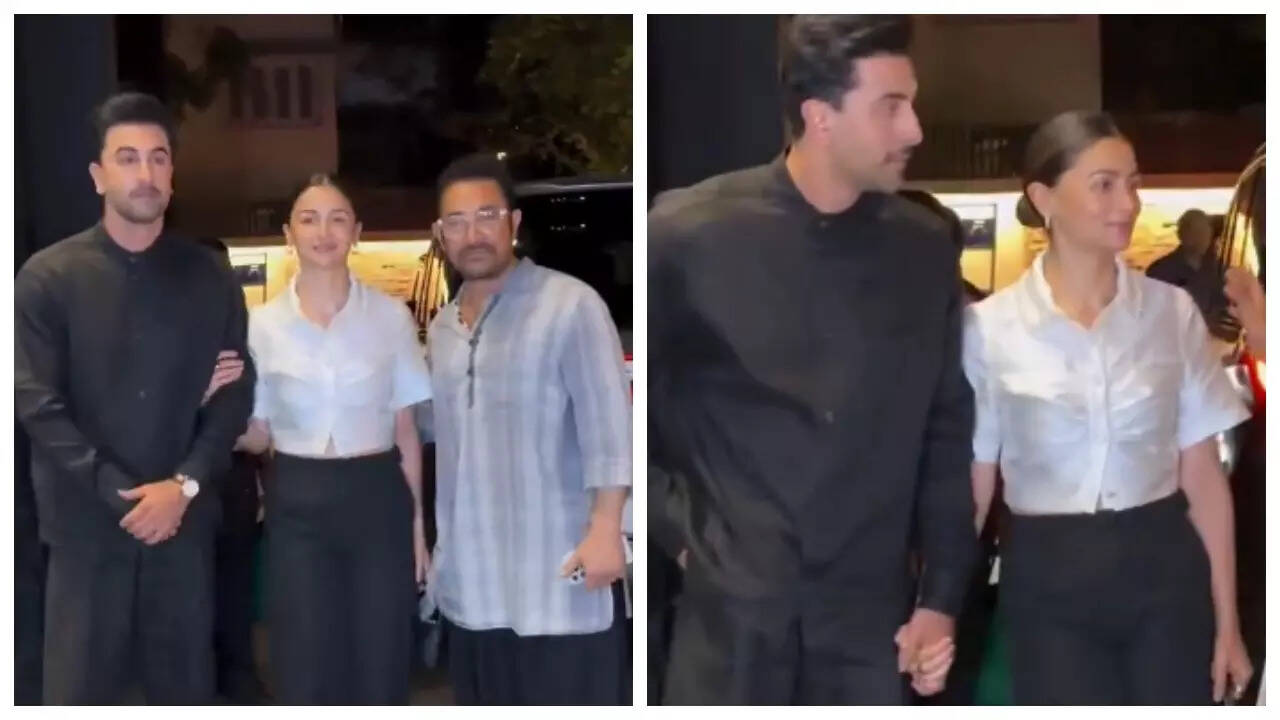 Ranbir, Alia turn 'Loveyapa' screening into a date night