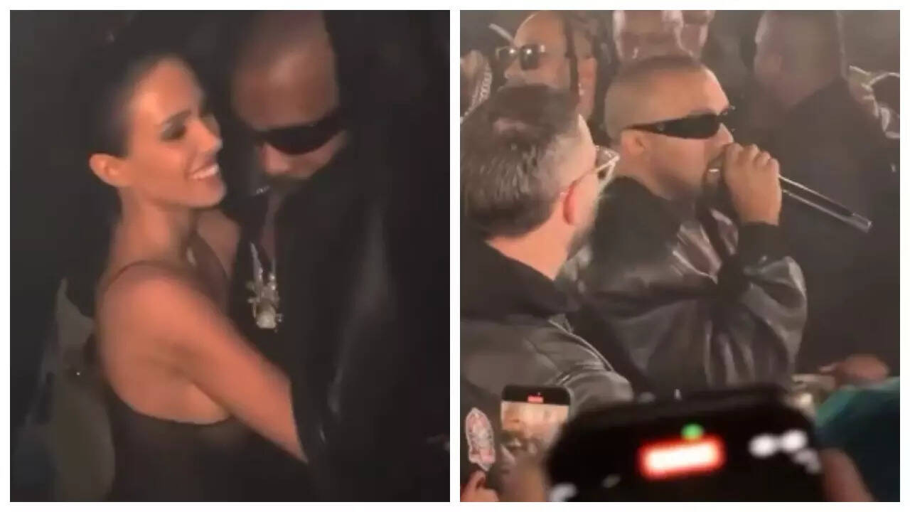 Kanye-Bianca pack on PDA at after-party