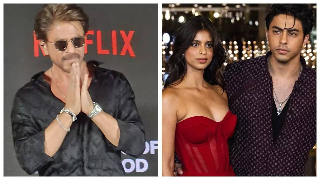 SRK to fans: If Aryan, Suhana get 50% of love...