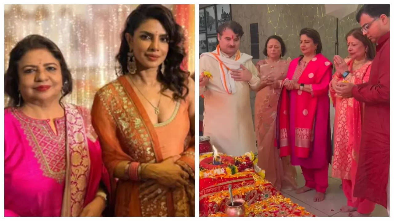 PC's mom begins Siddharth's wedding celebrations on spiritual note