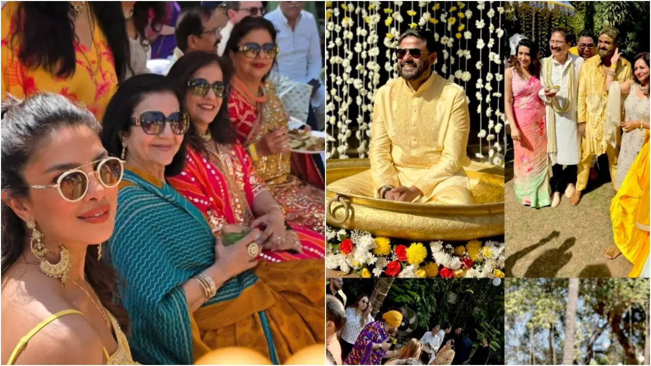 PC grooves to SRK's Chhaiya Chhaiya at brother's haldi