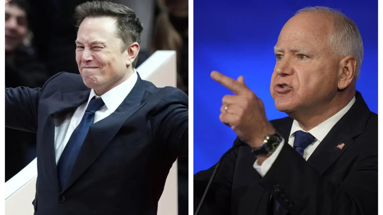 Elon Musk says 'What's your name again? I forgot' to Tim Walz in X face-off