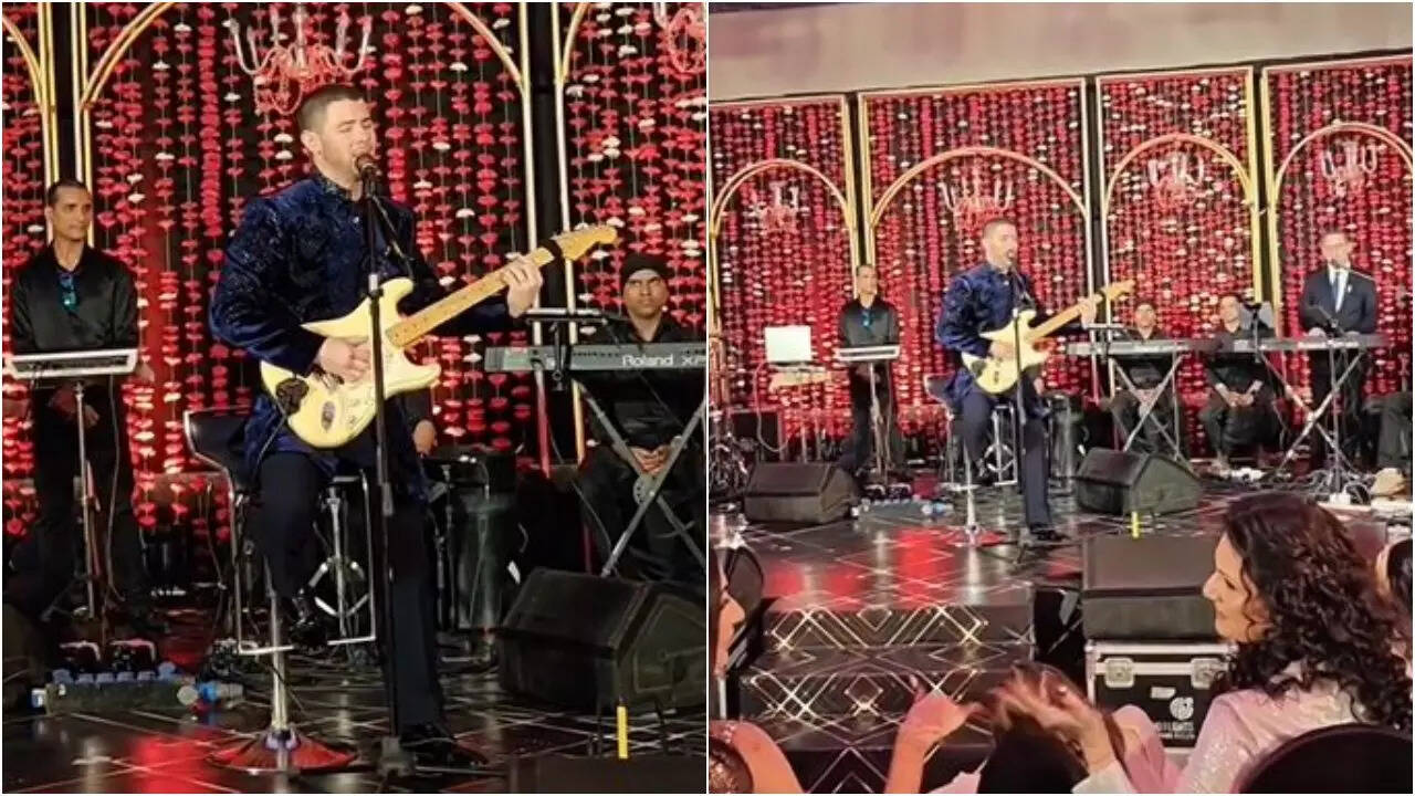 Nick and Papa Jonas perform at Siddharth Chopra’s sangeet