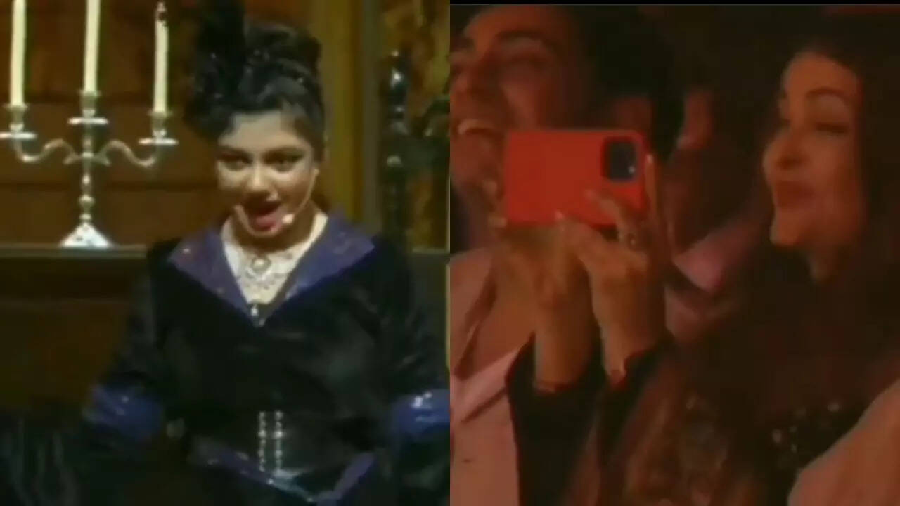 When proud mom Aish recorded Aaradhya's performance: VIDEO