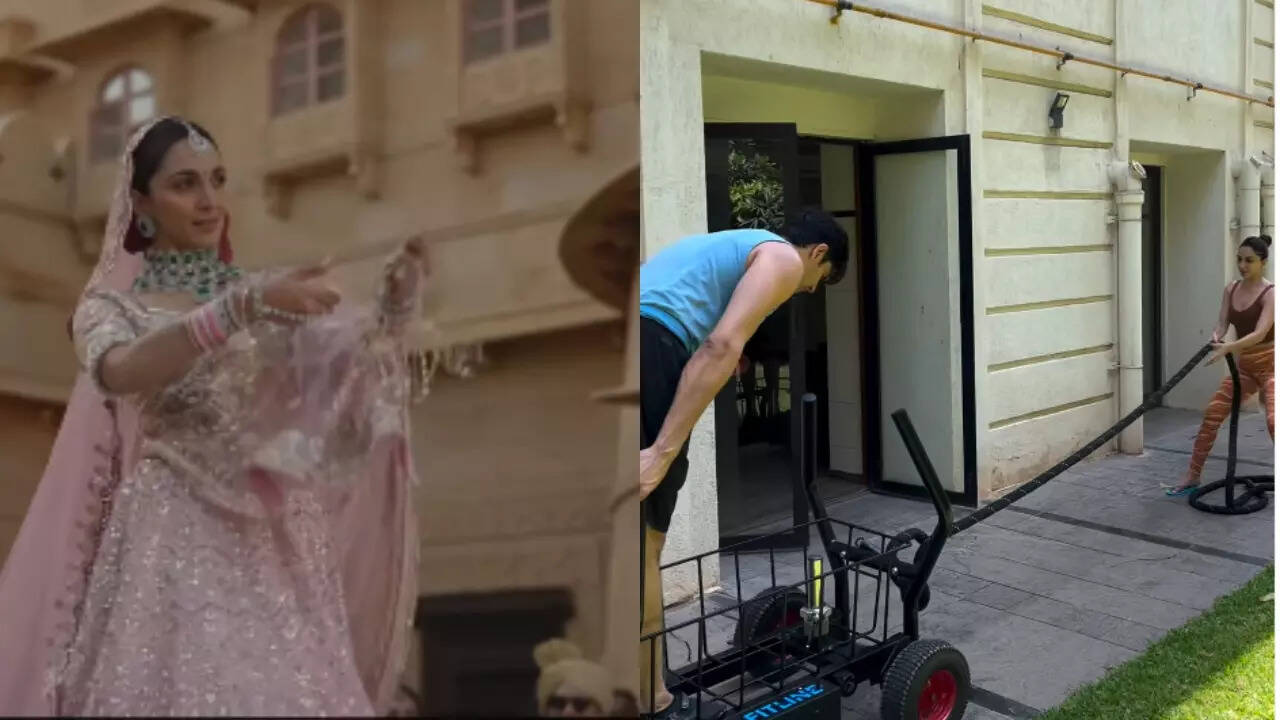 Kiara shows how it started Vs how it's going with Sidharth