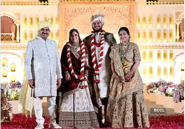 Gautam Adani's son Jeet marries Diva: Wedding pics