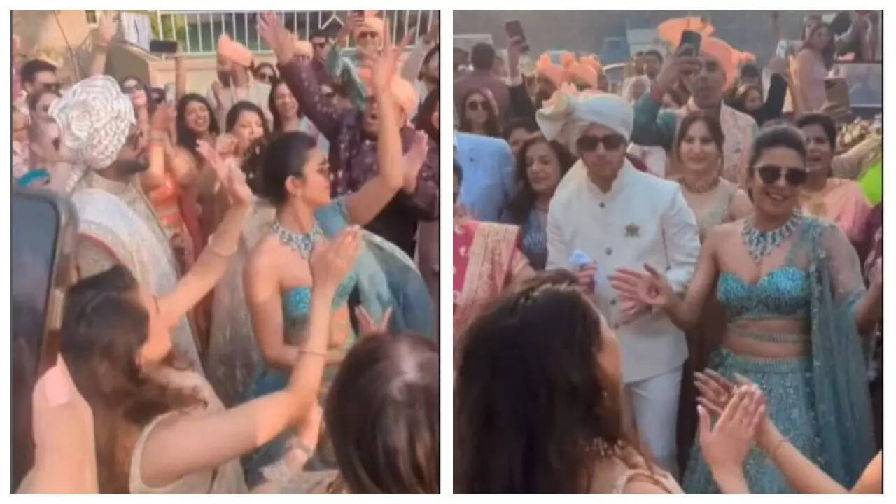 PC dances at Siddharth's baraat; Nick joins: WATCH