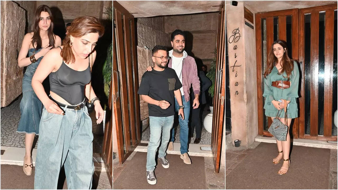 Kriti spotted on a late-night dinner date with Kabir