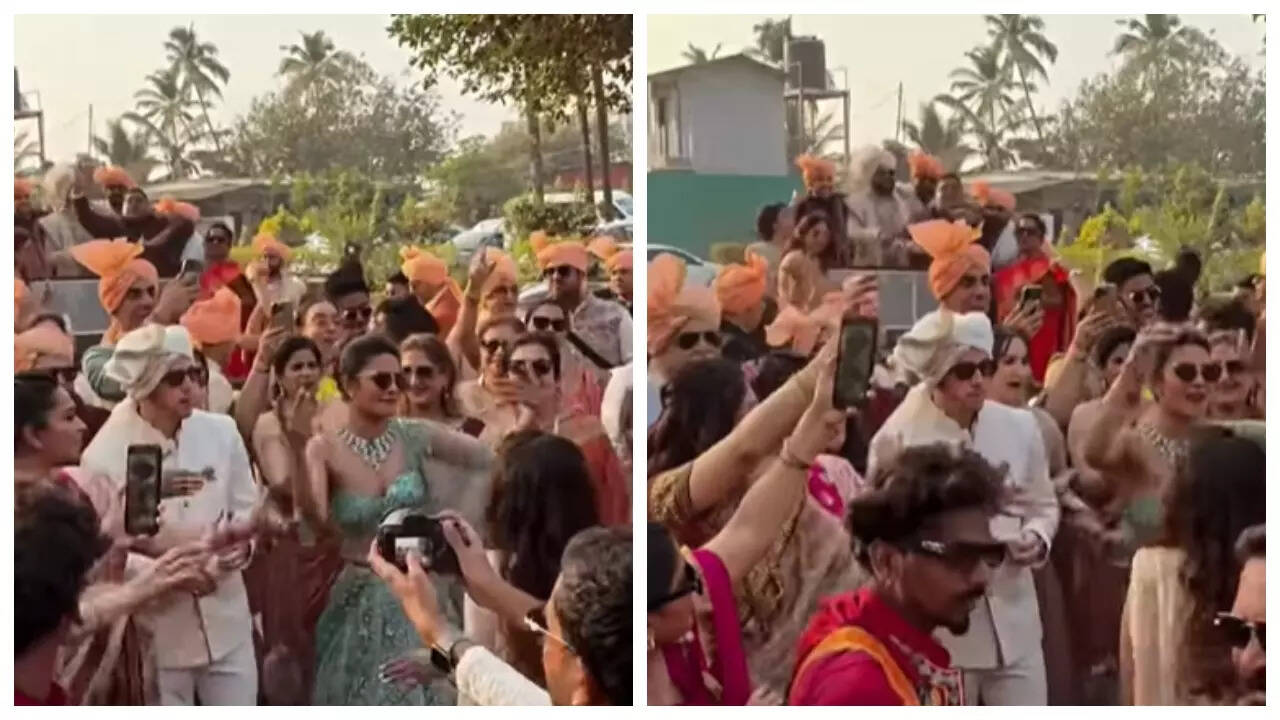 PC dances to 'Desi Girl' with Nick - Video