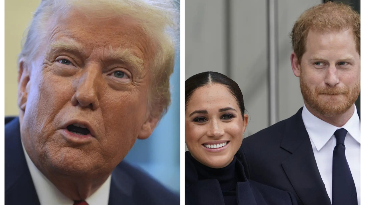 Donald Trump thinks Prince Harry has enough problems with 'terrible' Meghan Markle. He won't deport him