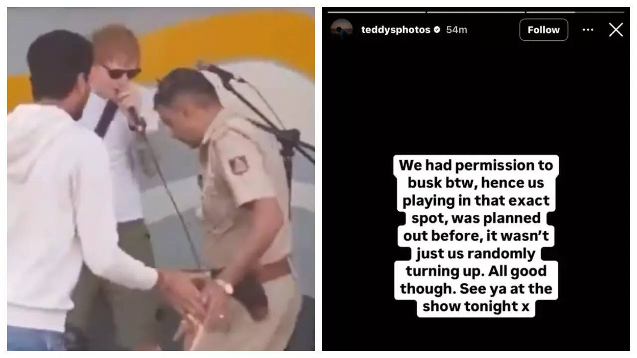 Cops claim Sheeran's appeal for street gig was 'rejected'
