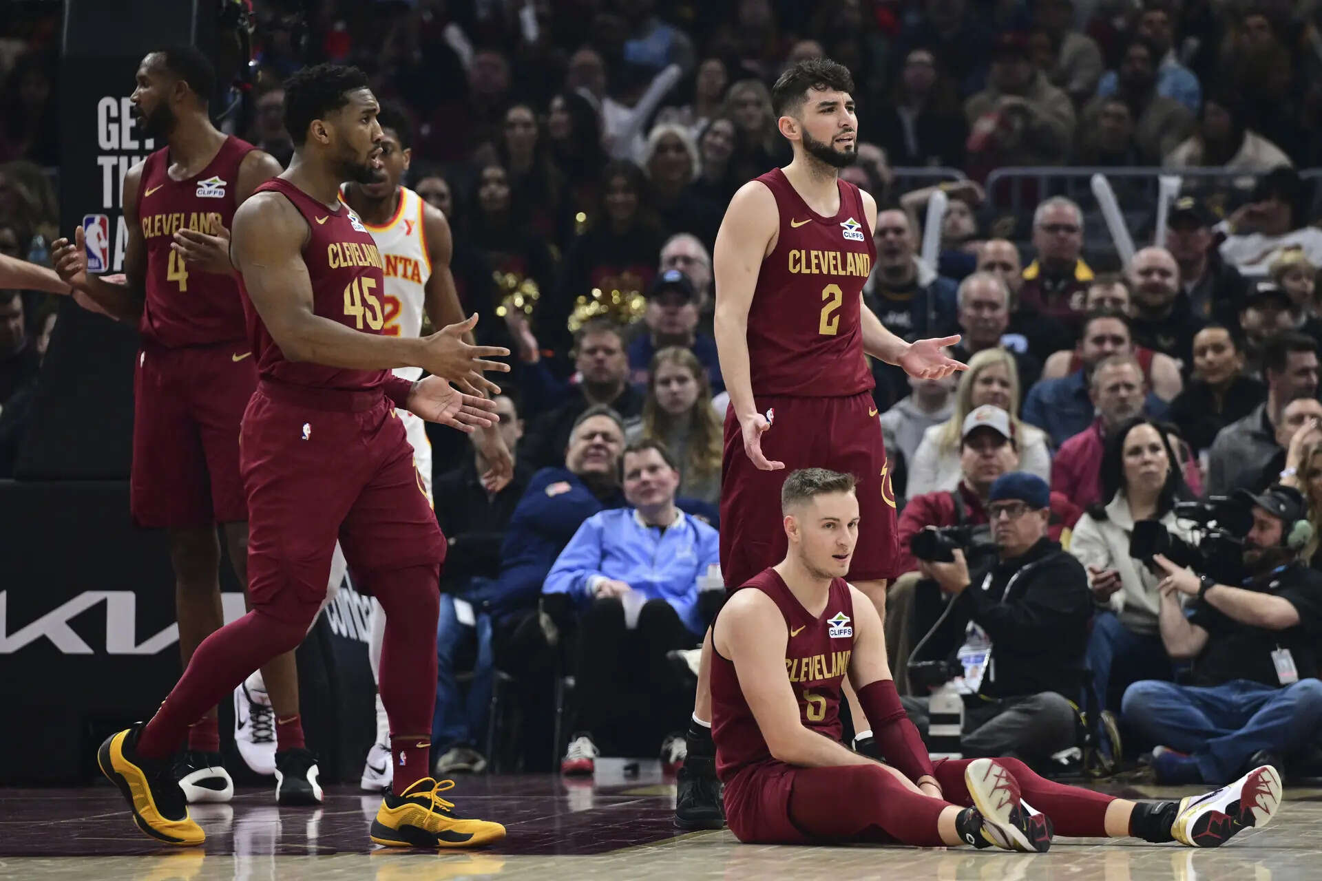 The Cavaliers' team