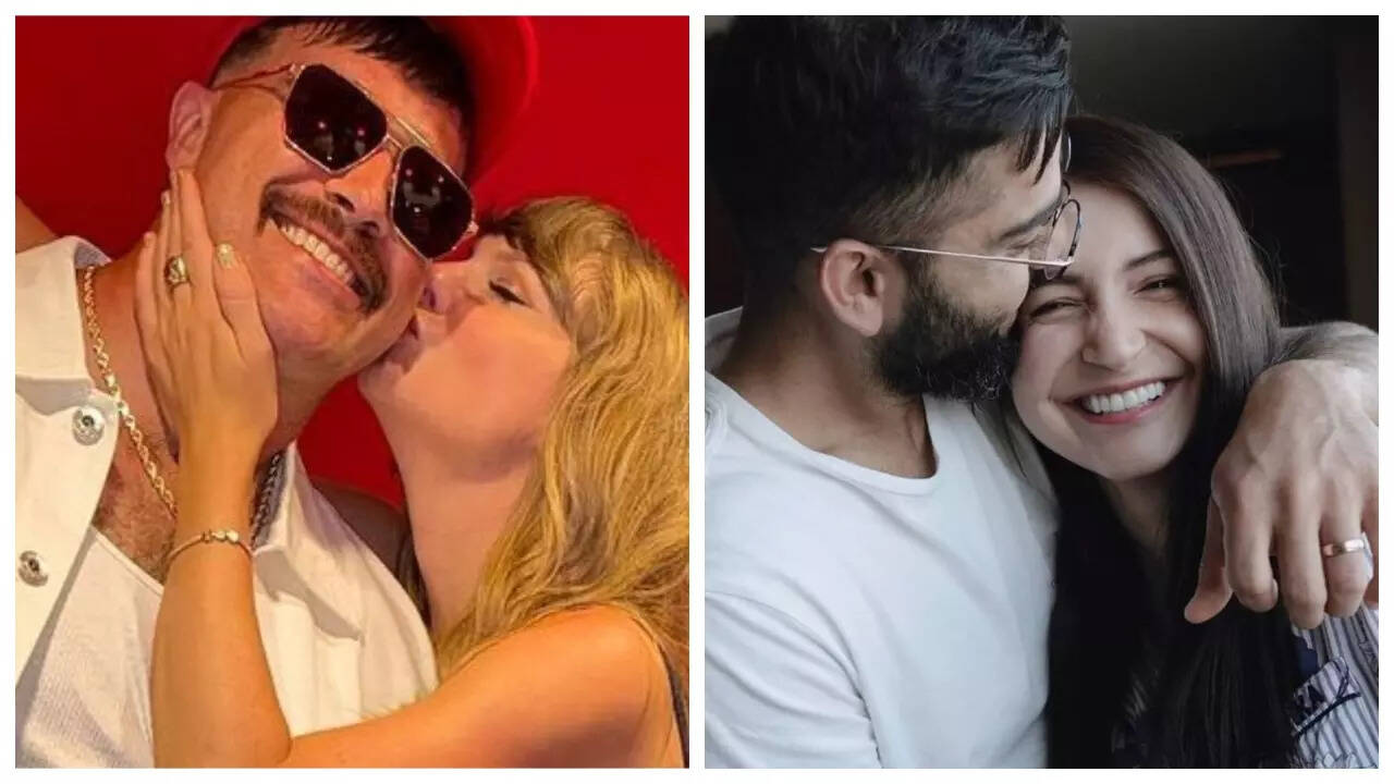Netizens compare Taylor-Travis Kelce and Anushka-Virat