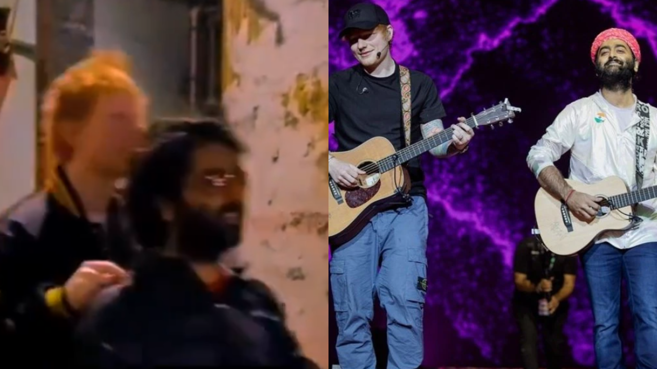 Ed-Arijit take a scooter ride through Jiaganj