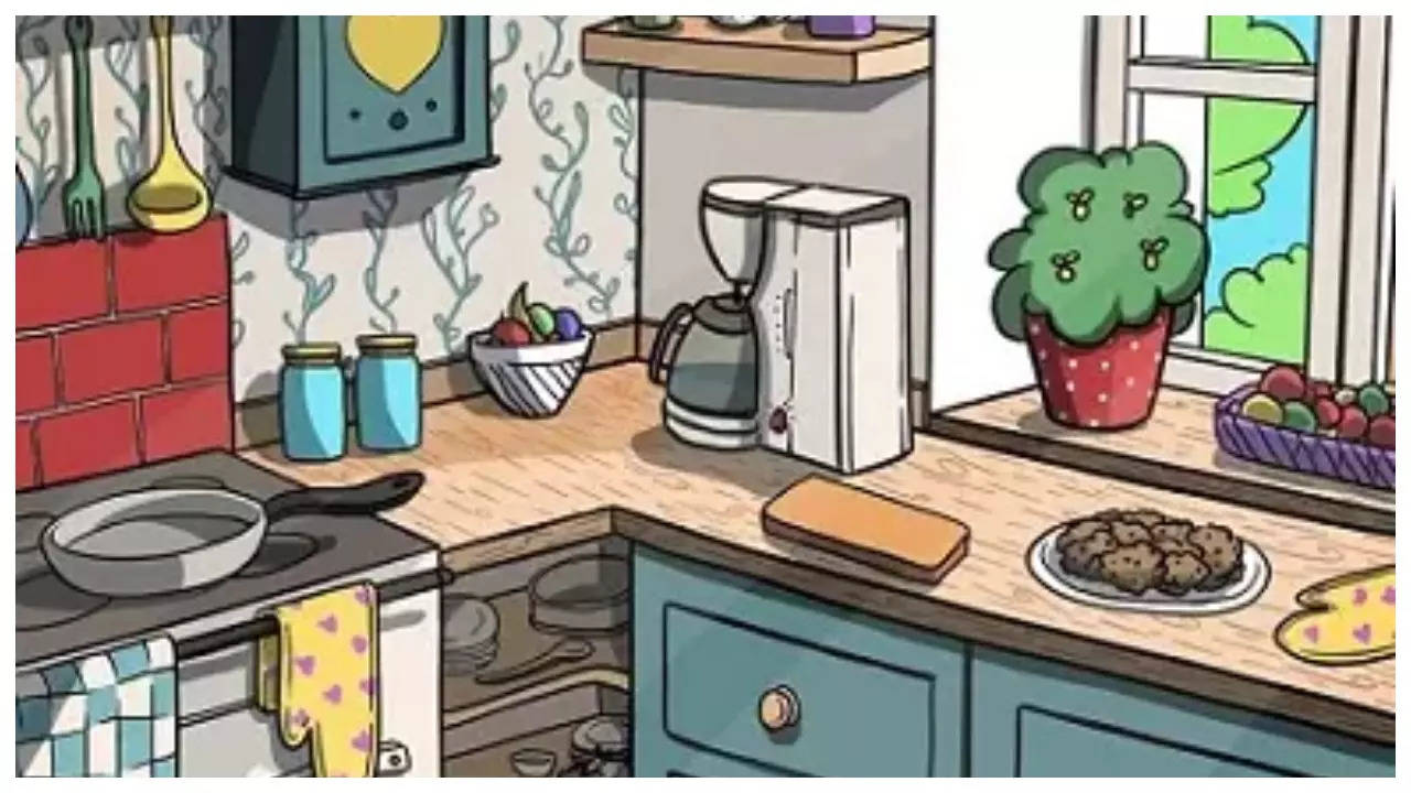 Optical illusion: Only those with a sharp vision can spot the hidden mouse in the kitchen within 9 seconds