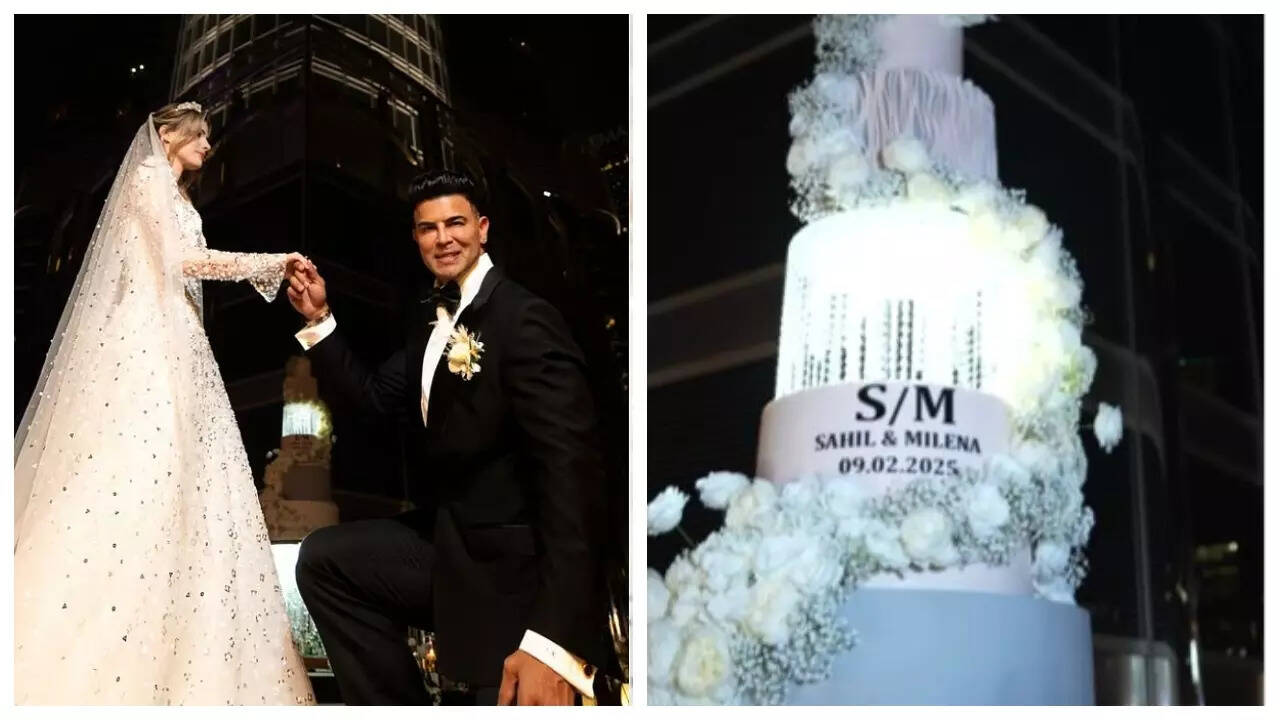 Sahil Khan gets married to Milena at Burj Khalifa: VIDEO