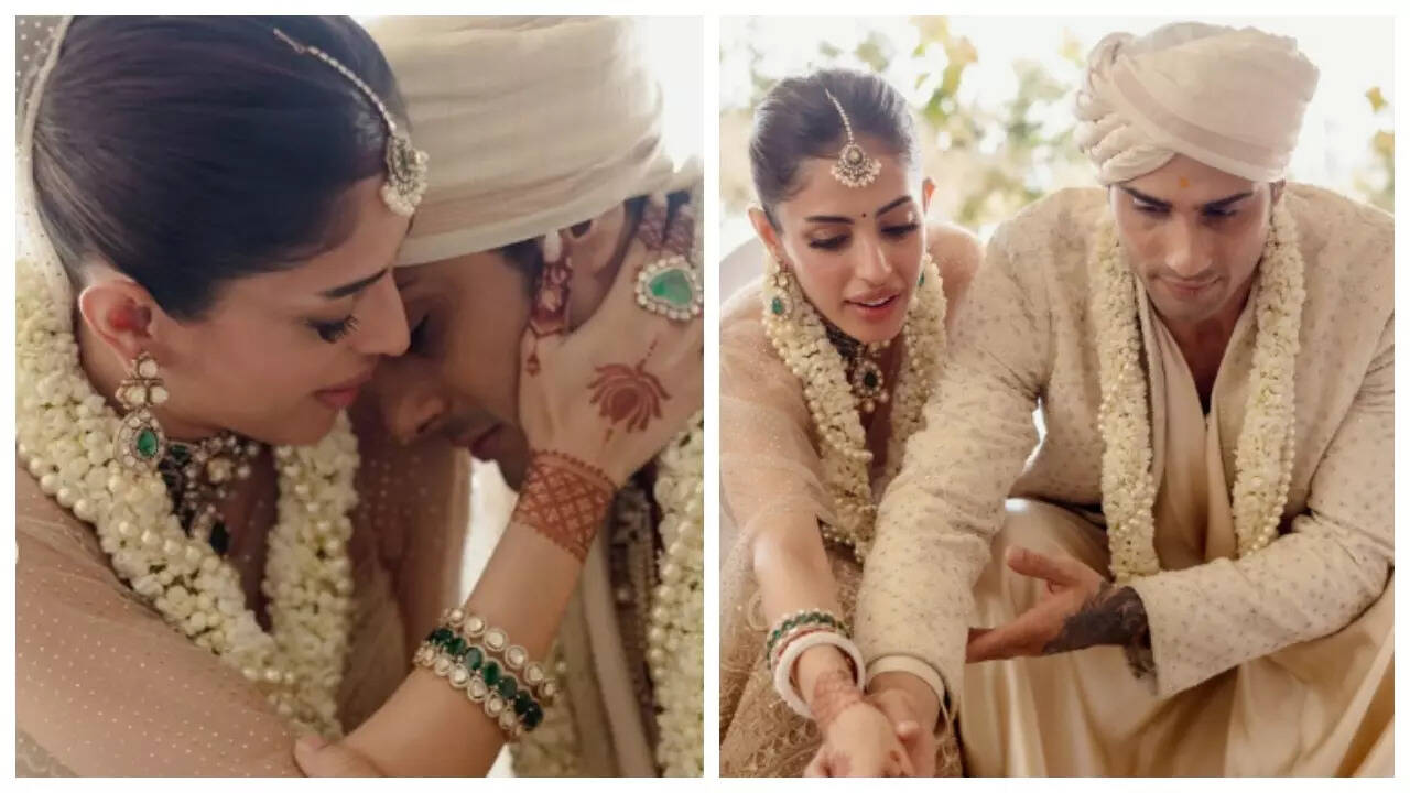 FIRST pics from Prateik-Priya's dreamy wedding