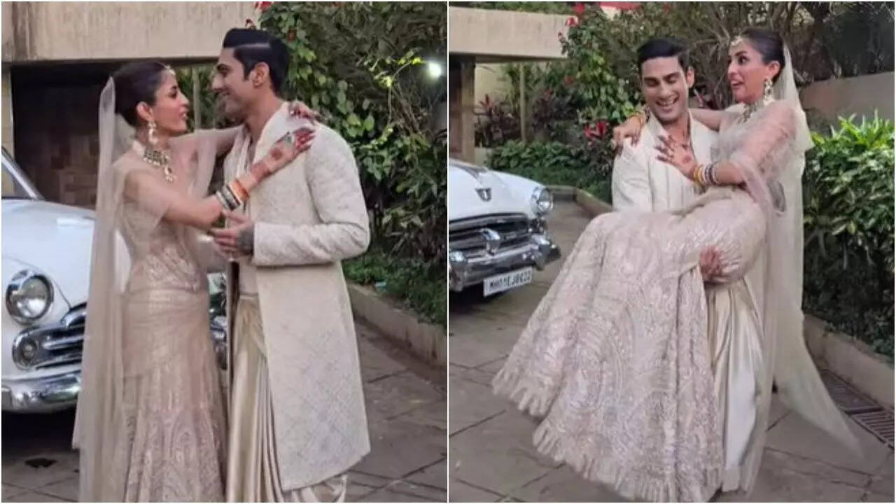 Prateik-Priya's first official appearance as husband-wife