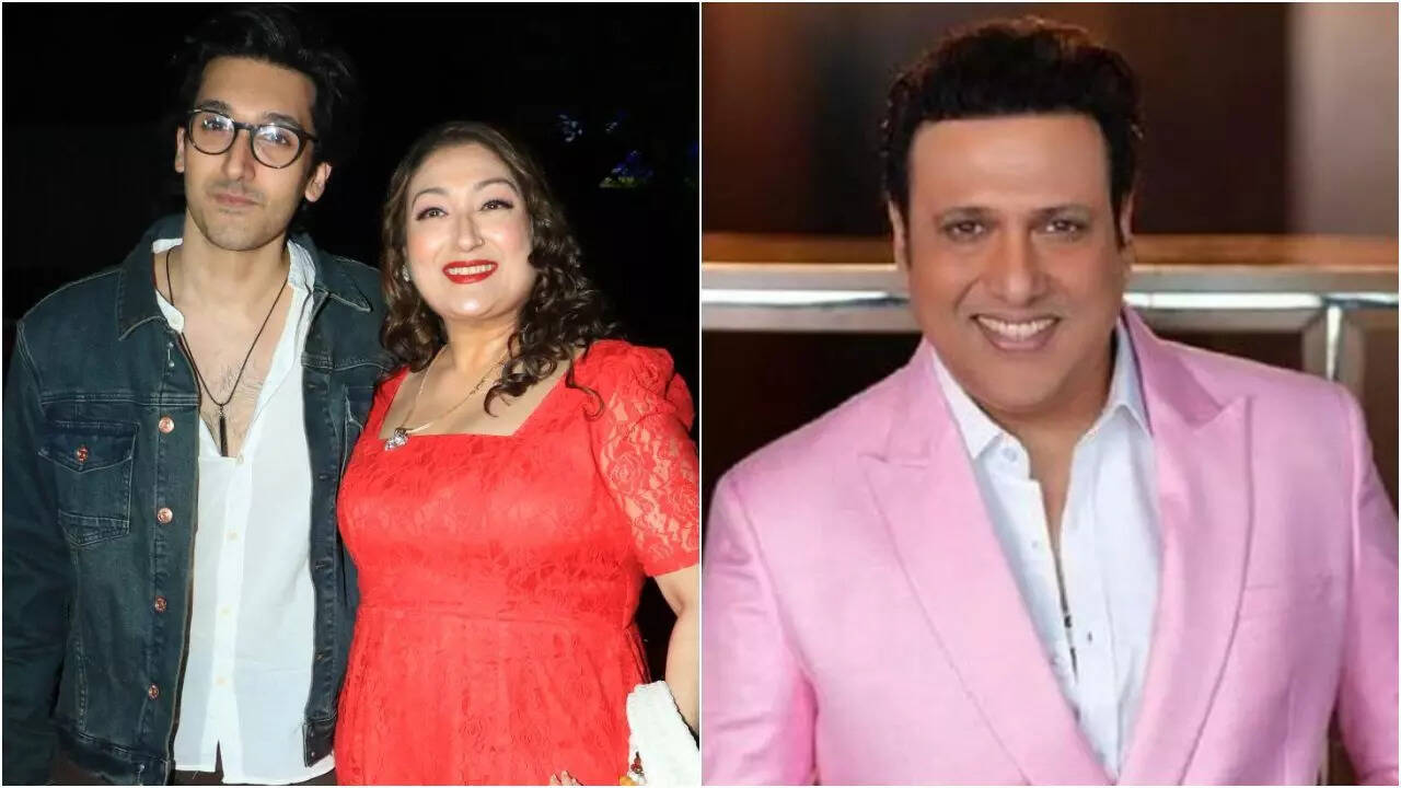 Govinda's wife Sunita spotted with son on Valentine's Day