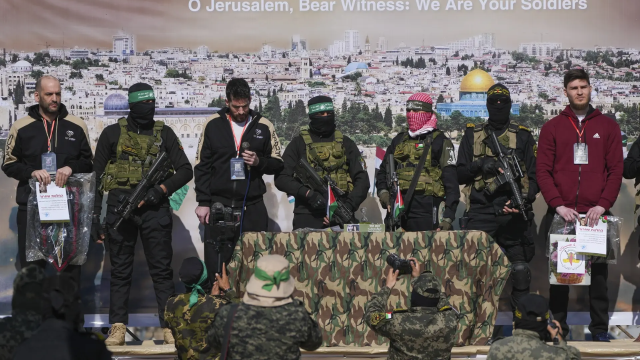 Hamas releases three Israeli hostages in latest swap under fragile truce