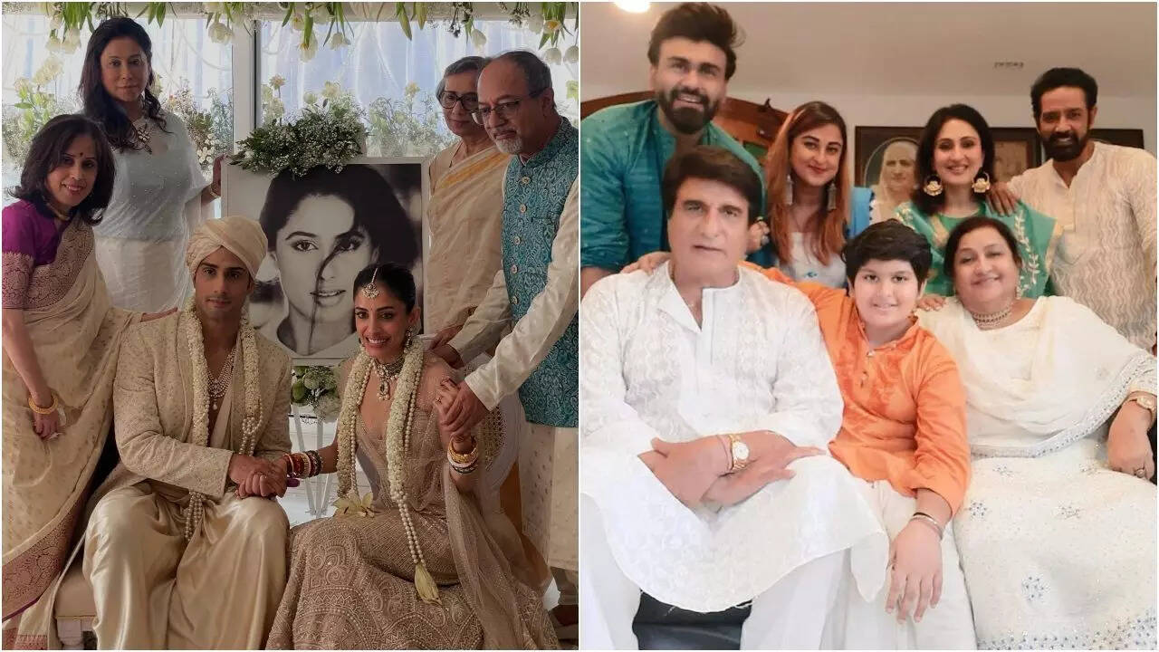 Prateik and Priya break silence on Babbar family's absence