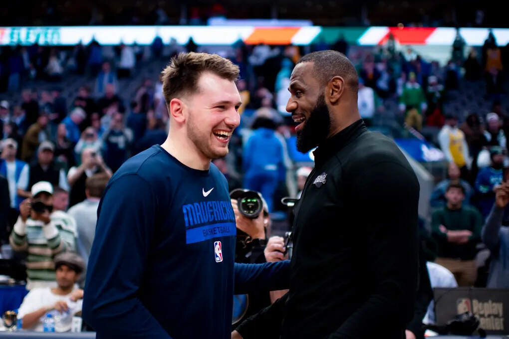 LeBron James and Luka Doncic