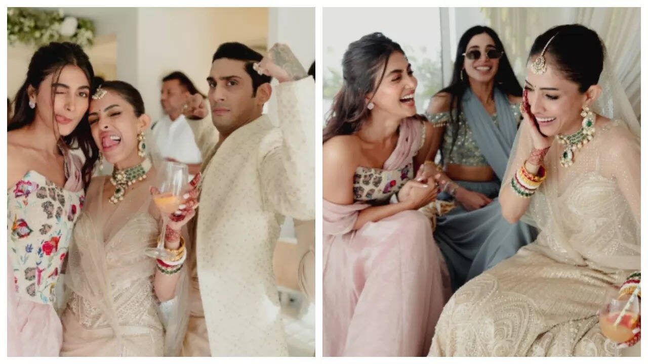 Pooja Hegde's unseen pics from Prateik-Priya's weding