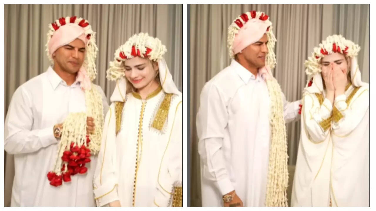 Sahil Khan shares video from his 'nikah' with Milena