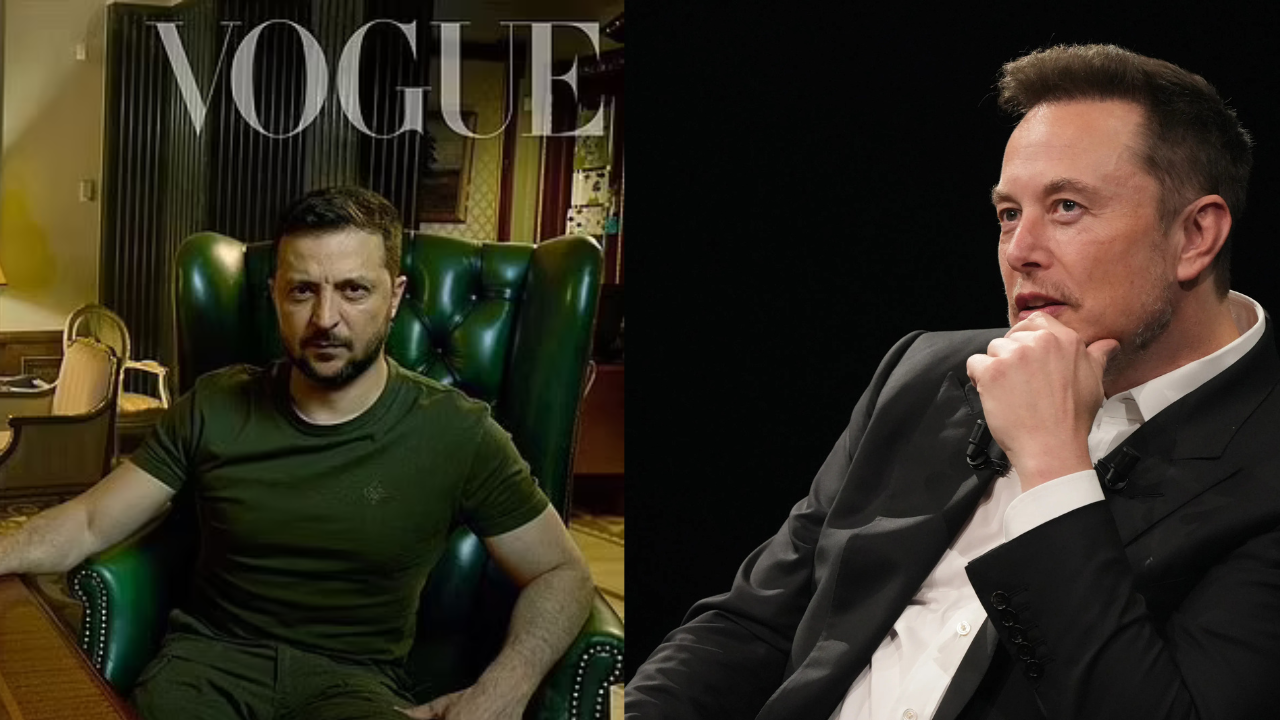 'He did this while kids were dying': Elon Musk slams Zelenskyy over wartime Vogue photoshoot