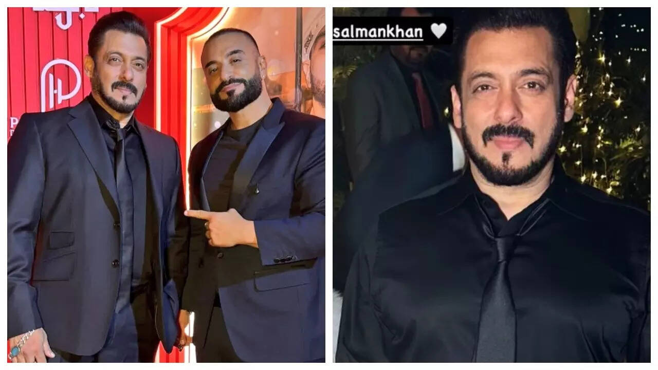 Salman suits up in style for Dubai event - Pics