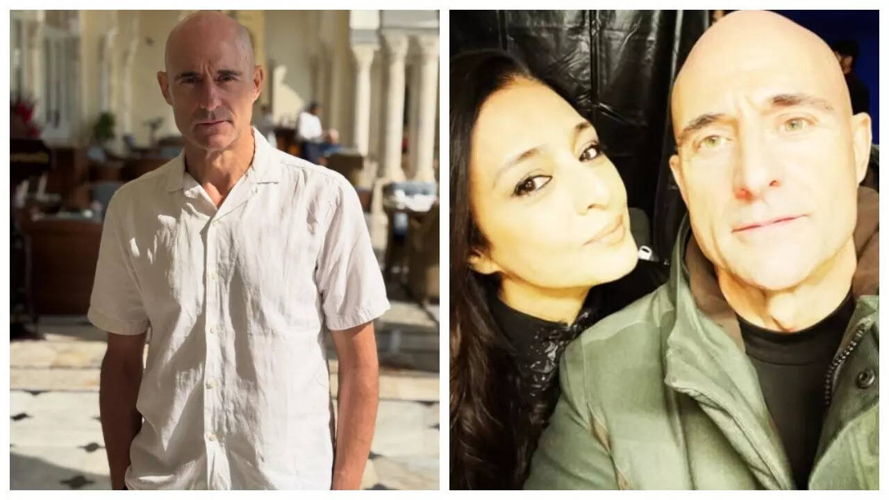 Mark Strong arrives in India; receives a warm welcome from Tabu