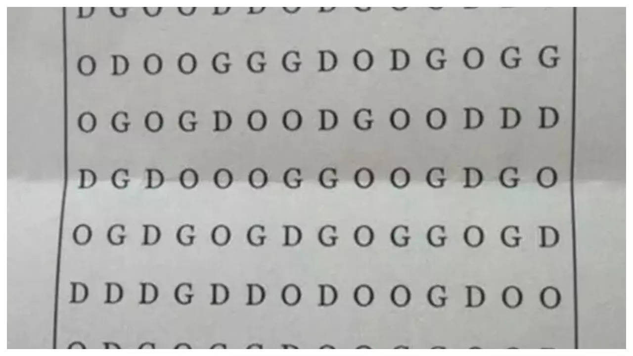 Optical illusion: Only a genius can find the word “DOG” in 5 seconds