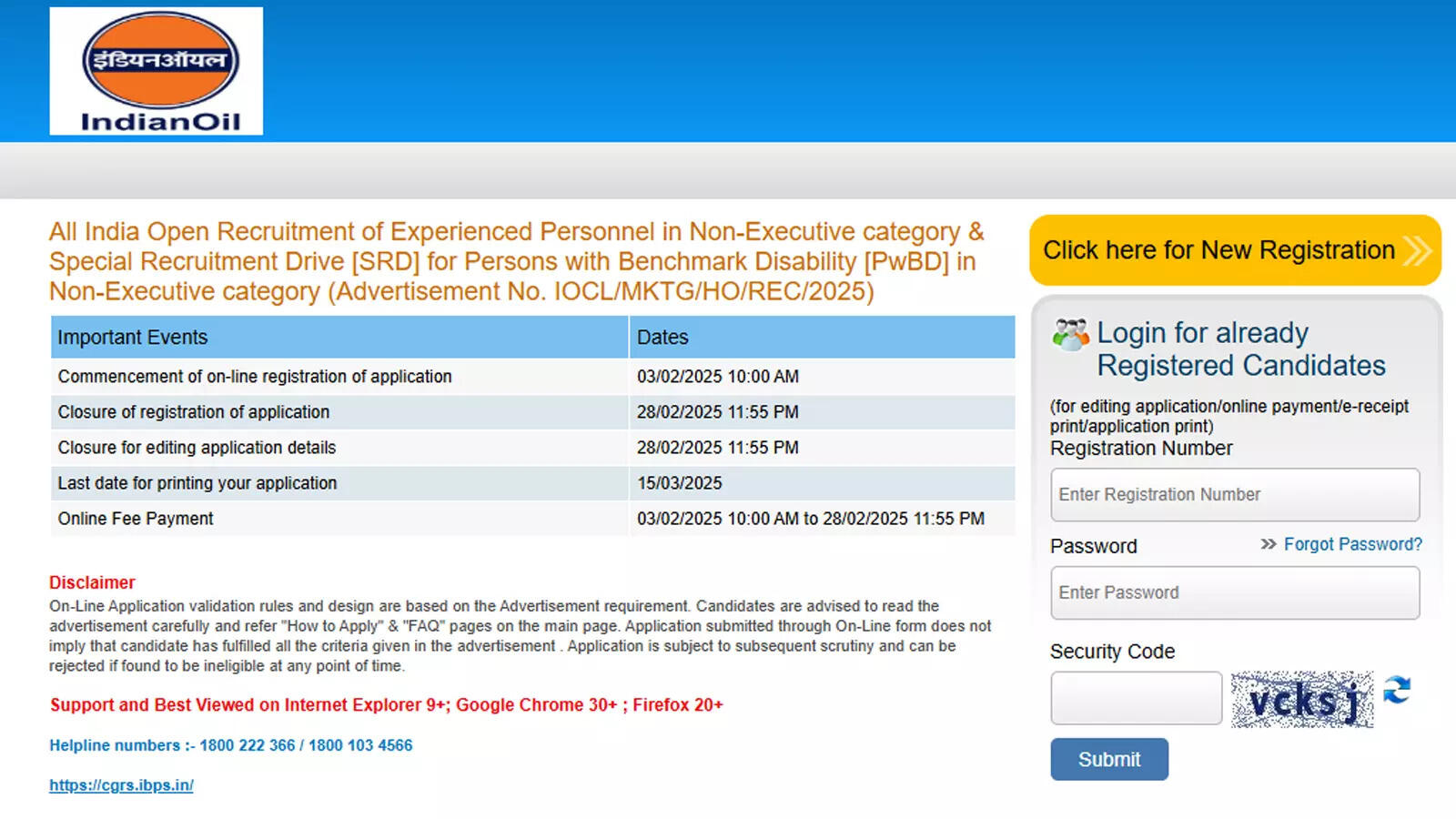 IOCL Junior Operator Recruitment 2025: Application deadline extended to February 28 at iocl.com; check syllabus and exam pattern