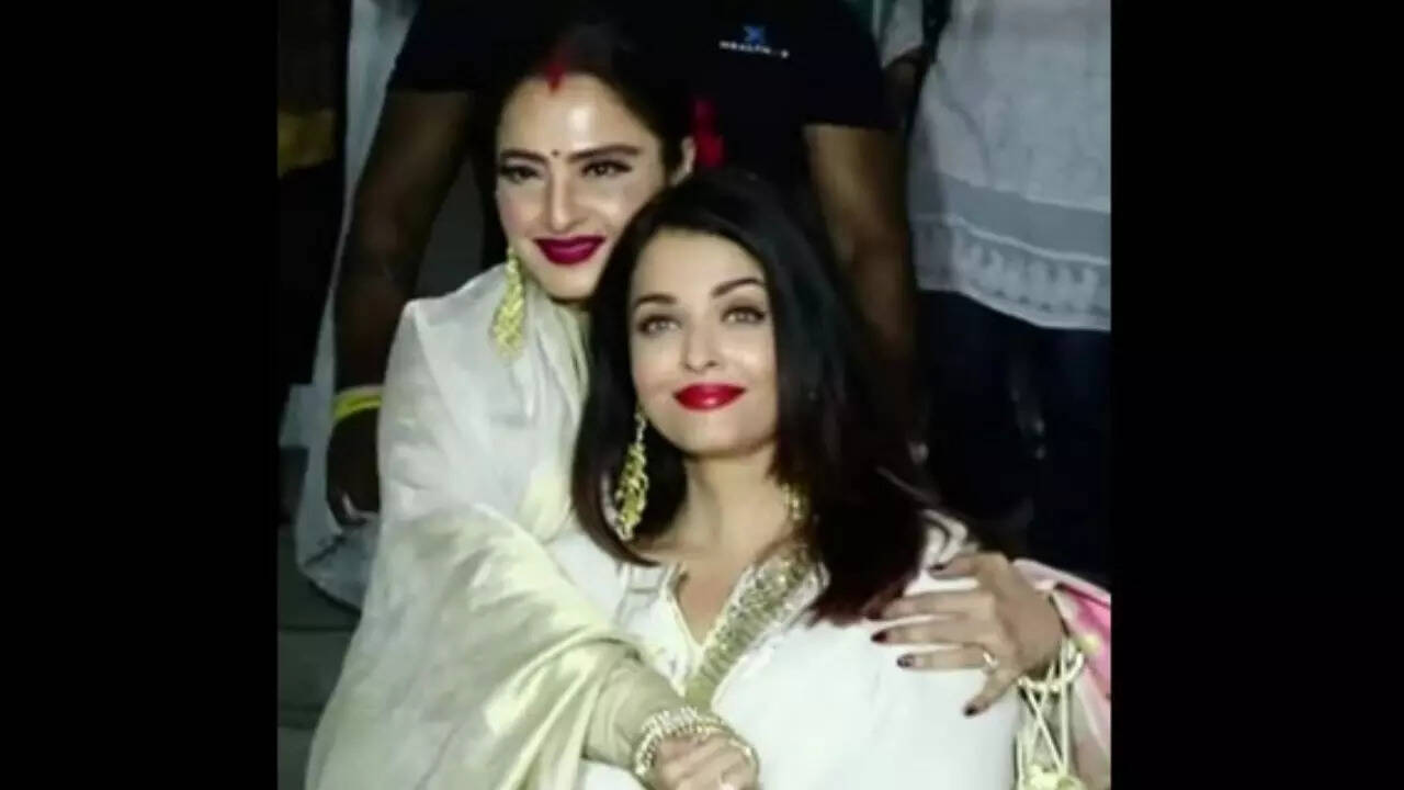 When Rekha reacted to Aish being called 'plastic'