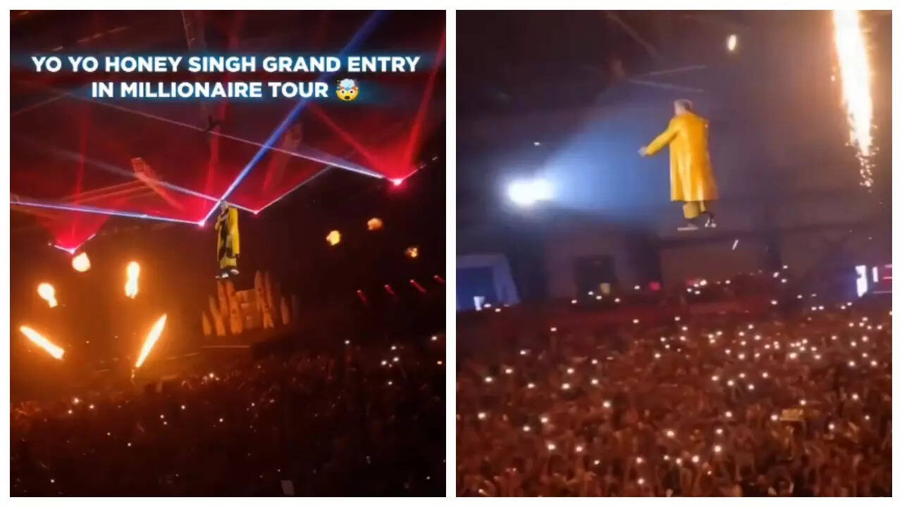 Yo Yo Honey Singh levitates over audience- WATCH